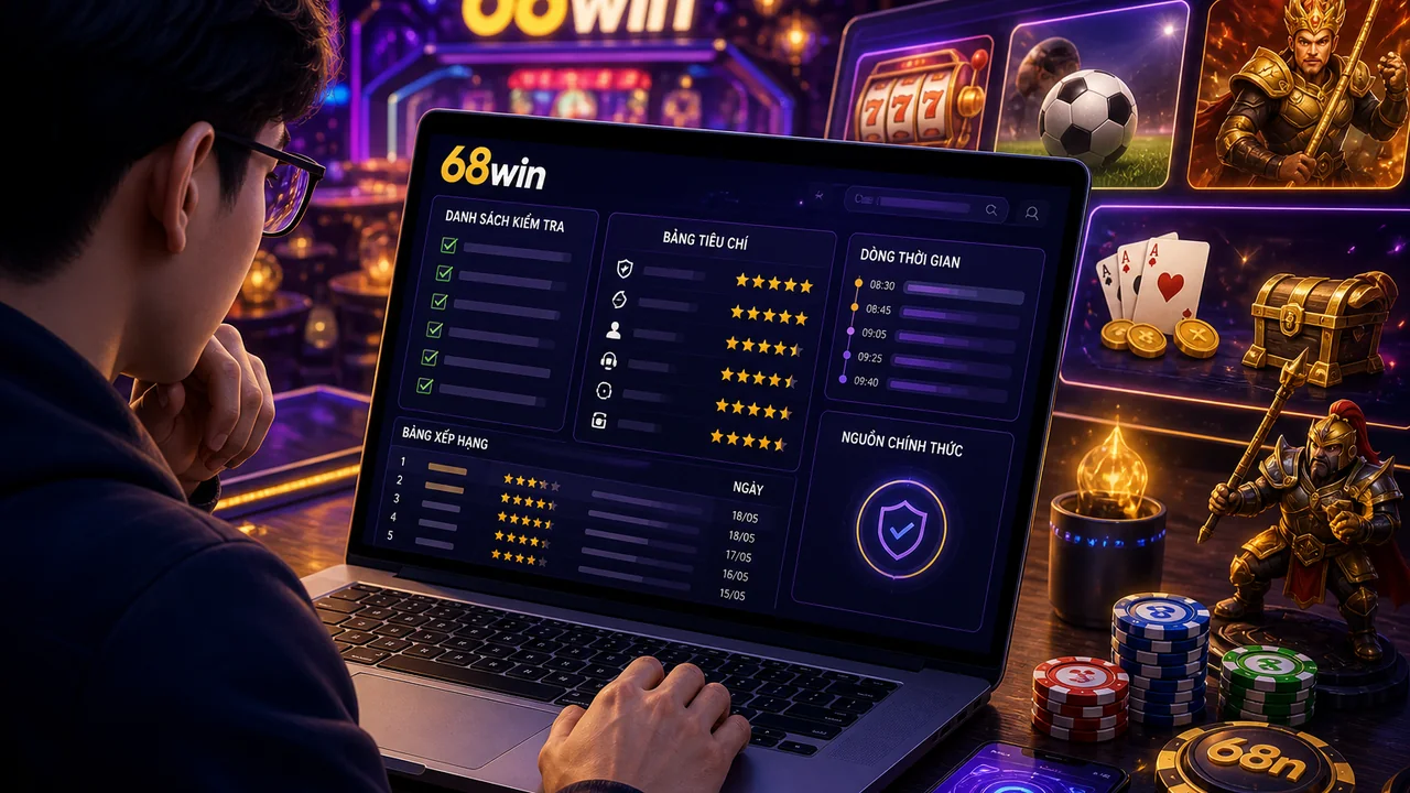 Checklist chọn trải nghiệm đáng kiểm tra: cách đánh giá trải nghiệm 68win trước khi chơi