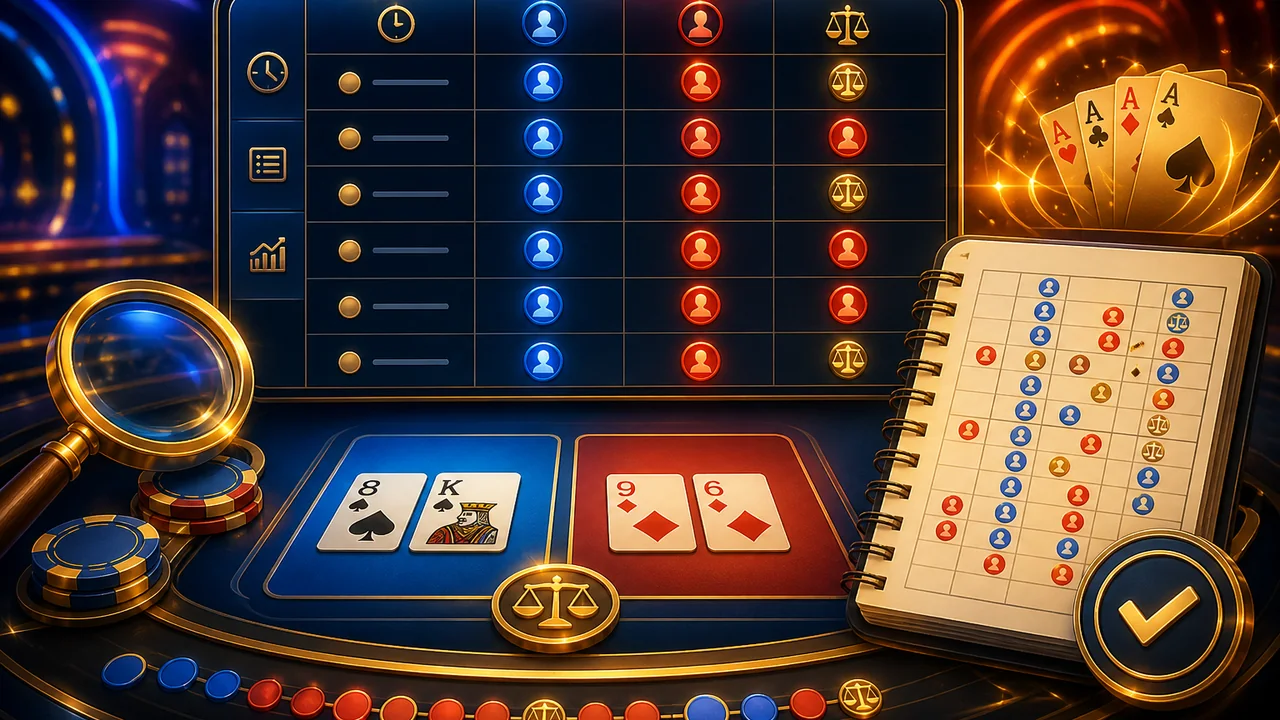 Đọc dữ liệu một phiên chơi: cách đối chiếu kết quả baccarat 68win