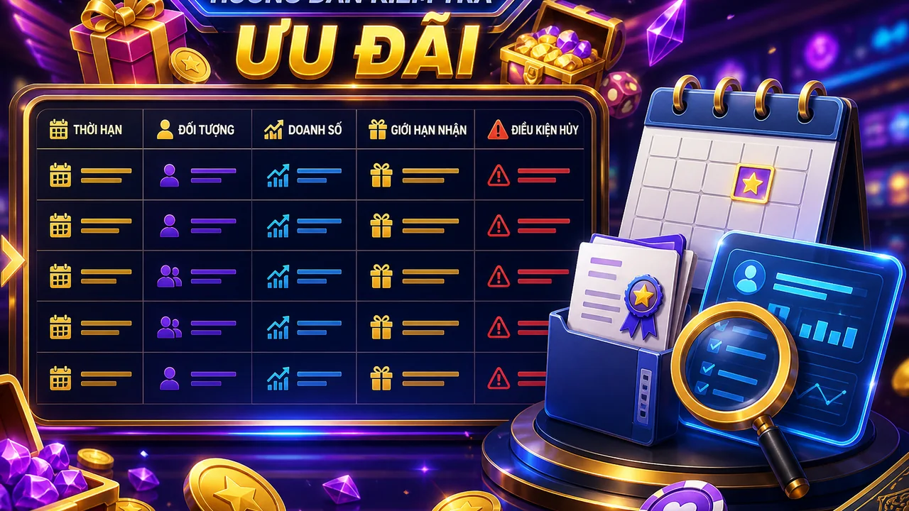 Đọc ưu đãi sáng suốt: cách đọc điều kiện khuyến mãi 68win an toàn